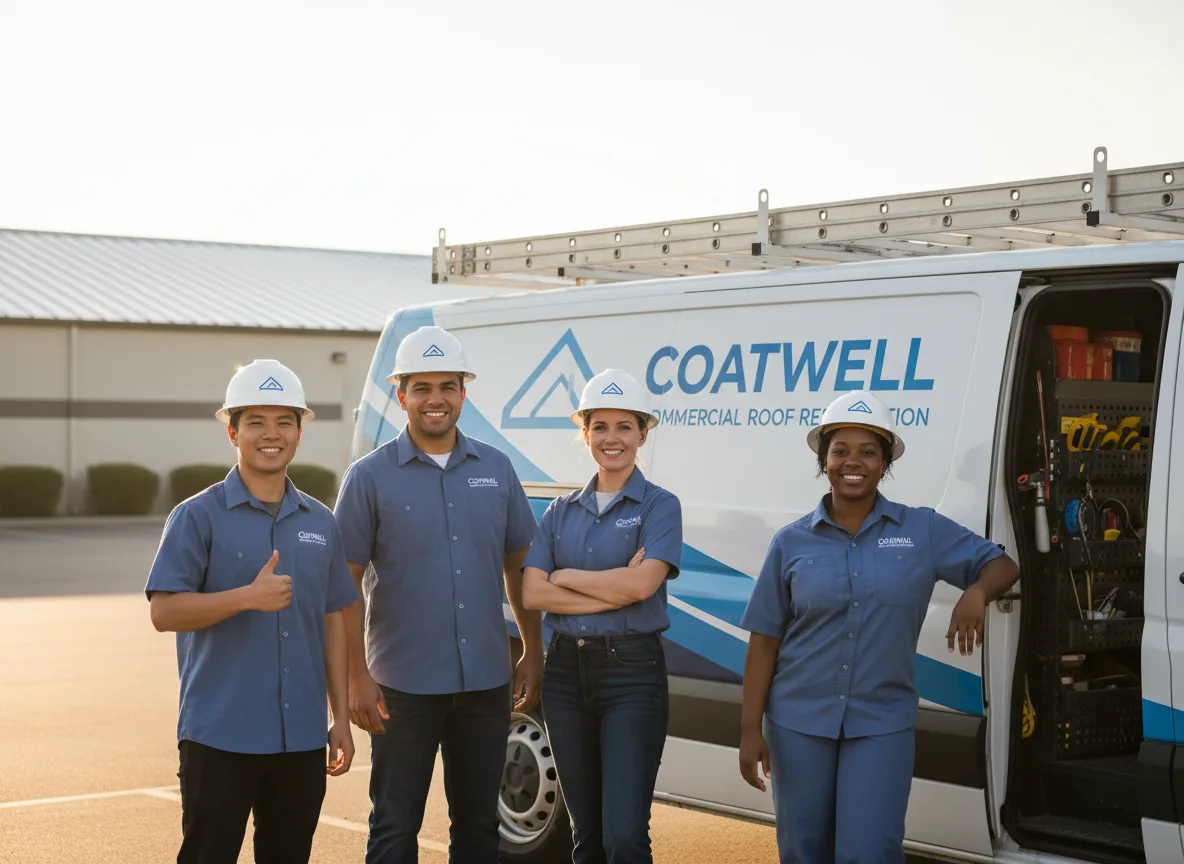 Commercial roof coating company in New Home, TX
